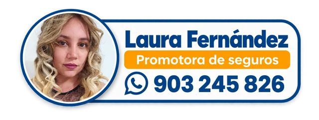 Laura Fernández, promotora de seguros, WhatsApp 903 245 826